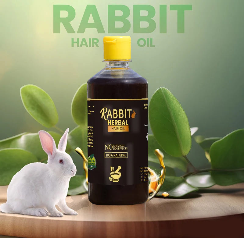 Rabit Herbal Hair Oil - 100% Effective!